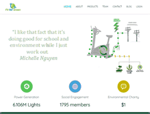 Tablet Screenshot of fitforgreen.com